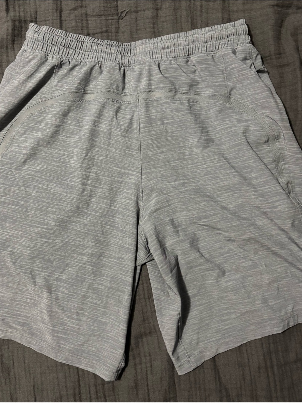 Men's Lightweight Heather Grey Lululemon  Shorts